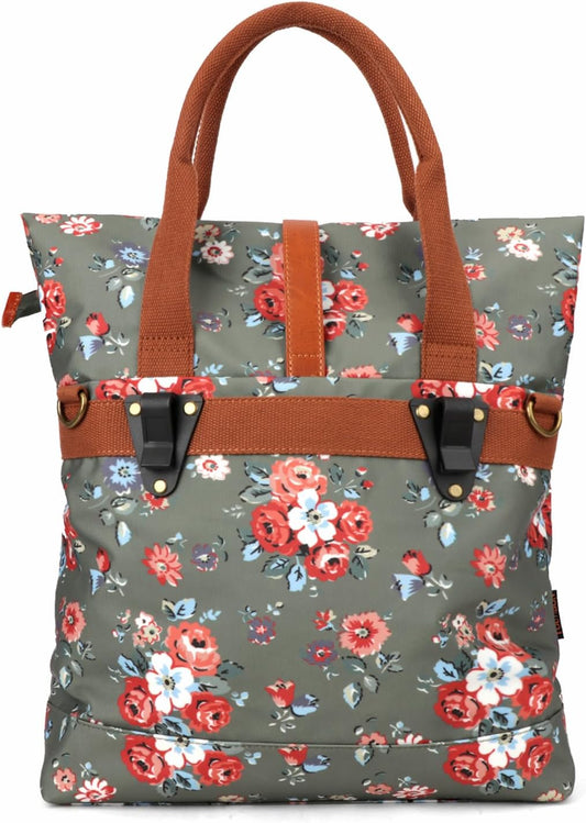 TOURBON Bike Bag for Bicycle Rear Rack Pannier Roll-top Women Shoulder Bag