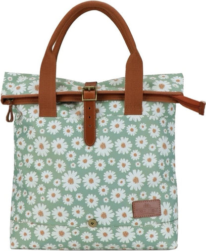 TOURBON Bike Bag for Bicycle Rear Rack Pannier Roll-top Women Shoulder Bag
