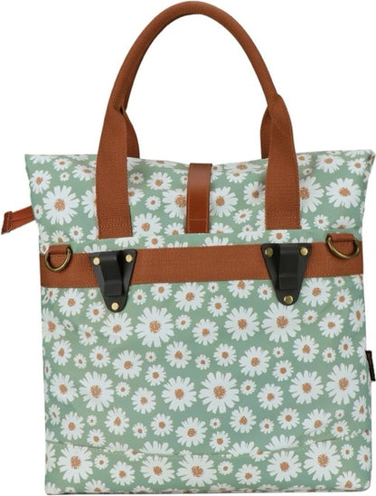 TOURBON Bike Bag for Bicycle Rear Rack Pannier Roll-top Women Shoulder Bag