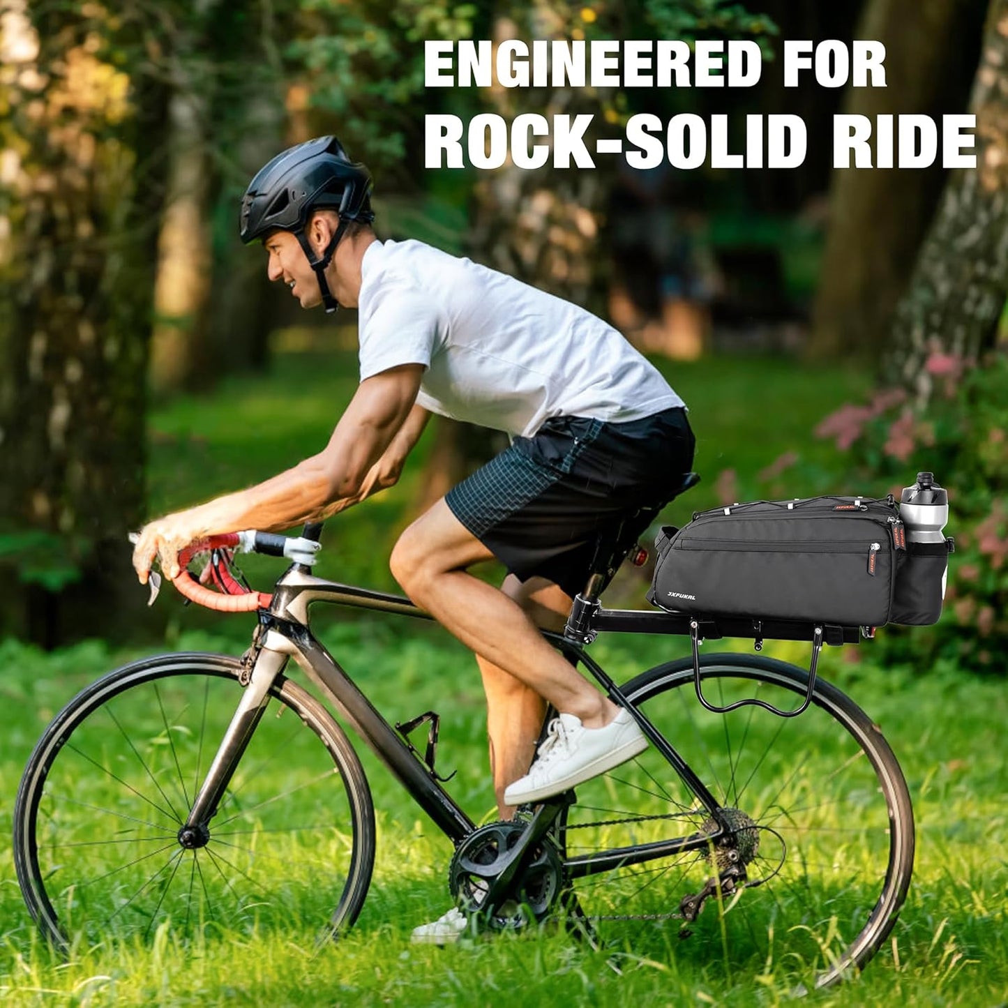 Bike Bags for Bicycle Rear rack, 13L Supportive