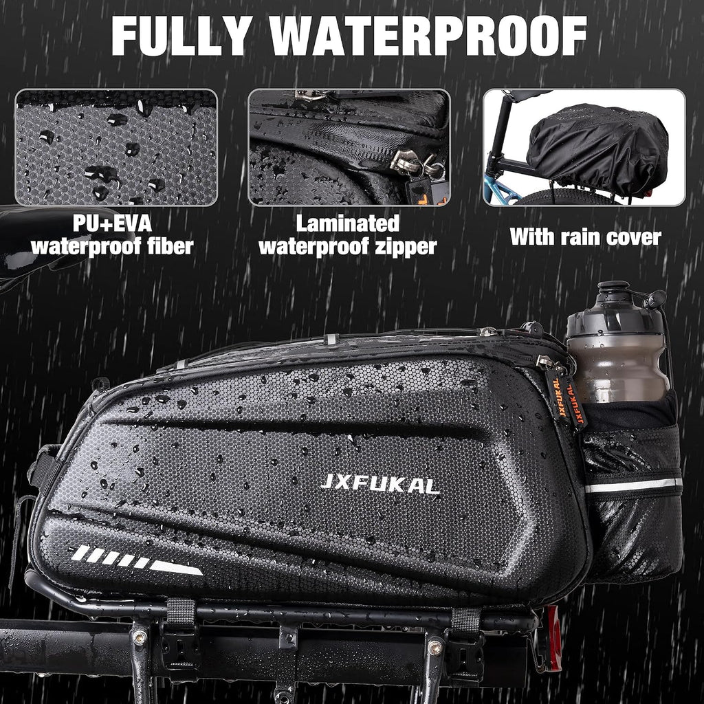 JXFUKAL Bike Bags for Bicycle Rear rack - 9.5L/17L/40L